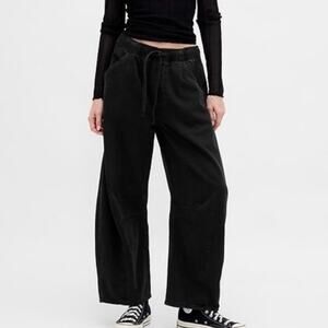 Gap Mid Rise UltraSoft Easy Horseshoe Jeans Black Wash XS 740069